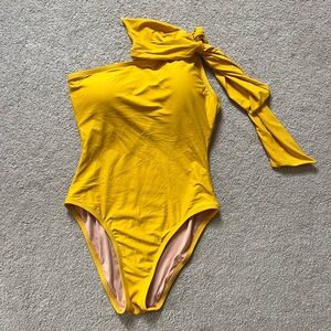 Mustard swim suit